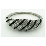 Black & White Fashion Cuff Bracelet