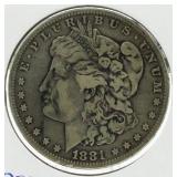 1881-O Morgan Silver Dollar