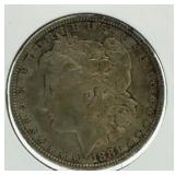 1881 Morgan Silver Dollar