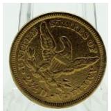 1853 Liberty $2.50 Gold Piece