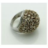 14kt Gold Brilliant 5.98 ct Diamond Ring