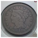 1848 Large Cent