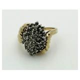 14kt Gold 1.00 ct Diamond Waterfall Ring