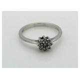 10kt Gold Diamond Designer Ring