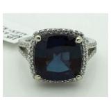 $24,895 14kt 8.75 ct Alexandrite & Diamond Ring