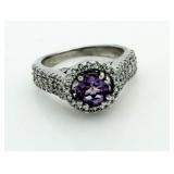 Brilliant 2.00 ct Amethyst Designer Ring