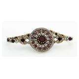 Elegant 12.45 ct Ruby Wagon Wheel Bracelet