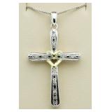 Diamond Cross Pendant