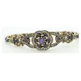 Vintage Style 8.55 ct Amethyst Tennis Bracelet