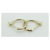 14kt Gold Hoop Earrings