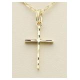 14kt Gold Cross Pendant