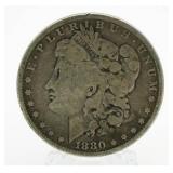 1880-O Morgan Silver Dollar