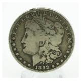 1892-O Morgan Silver Dollar