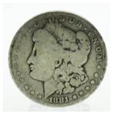 1881-O Morgan Silver Dollar