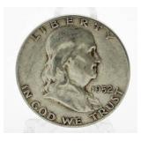 1952 Franklin Silver Half Dollar