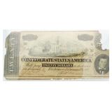 1864 Confederate $20 Bank Note