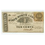 State Of North Carolina Ten Cent Fractional Note