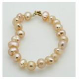 Genuine Pink Freshwater Pearl Baby Necklace