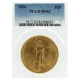 1924 MS62 Liberty $20 Gold Piece