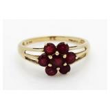 14kt Gold Genuine Ruby Estate Ring