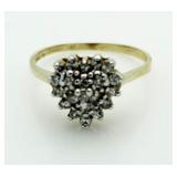 14kt Gold Heart Shape Diamond Ring