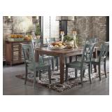 Ashley 540 farmhouse style table and 6 chairs