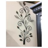 Ashley Metal flower wall art