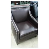 Elements nail head trimmed durablend accent chair