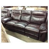 Ashley u744 LEATHER reclining sofa and loveseat