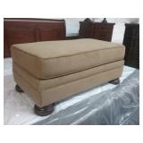 Ashley olive green ottoman