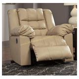 Ashley 832 Taupe rocker recliner