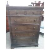 Ashley rustic highboy chest