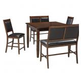 Ashley 395 counter height 5 pc dining set