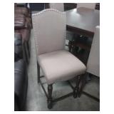 Ashley nailhead trimmed counter height chairs