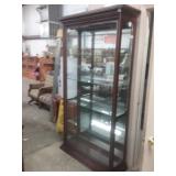 Large cherry Curio cabinet