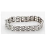 Panther Link 1.00 ct Diamond Tennis Bracelet