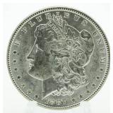 1887-P Choice BU Morgan Silver Dollar