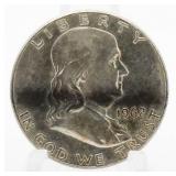 1962 Franklin Silver Half Dollar