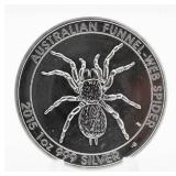 2015 Australian Web Spider .999 Pure Silver Coin