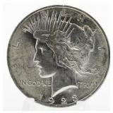 1923 Choice BU Peace Silver Dollar