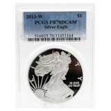 2013-West Point PR70 D. Cam Silver Eagle