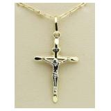 14kt Gold Cross Pendant