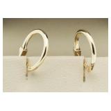 14kt Gold Hoop Earrings