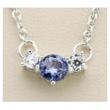 Brilliant Blue Iolite Designer Pendant