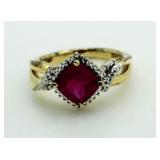 Ruby & Diamond Dinner Ring