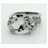 Oval 10.50 ct Fashion Solitaire Ring