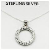 Sterling Silver Circle Of Life Necklace