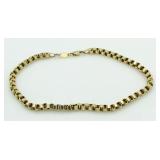 10kt Gold 8" Large Designer Bracelet