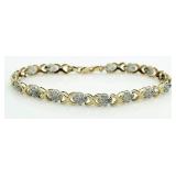 10kt Gold 1.00 ct Diamond Tennis Bracelet