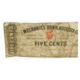 1863 Mechanics Bank Civil War Fractional Currency